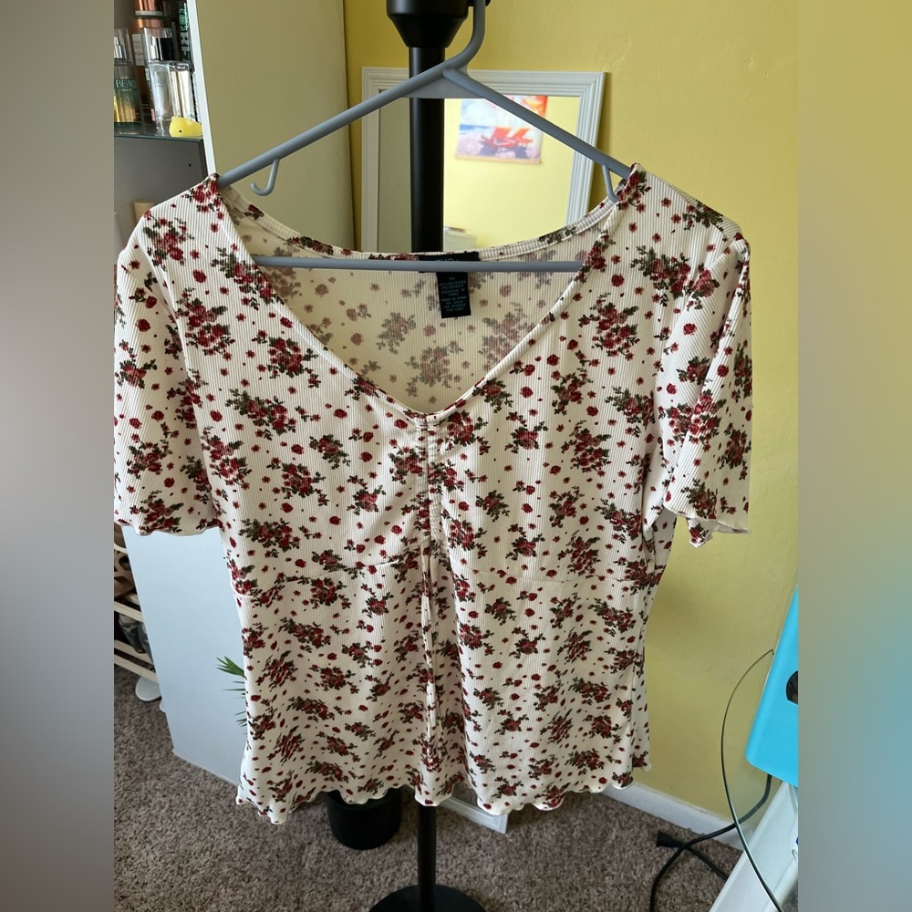 Floral Cropped Top